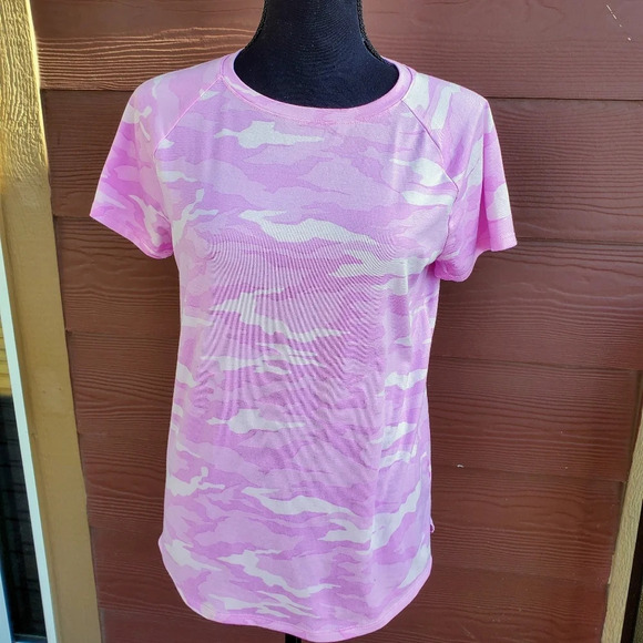 Athletic Works Pink Short Sleeve Camo Tee Size XXL (18) - Picture 2 of 11